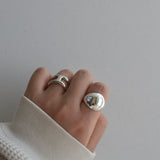 H silhouette ring