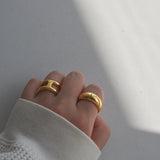 H silhouette ring