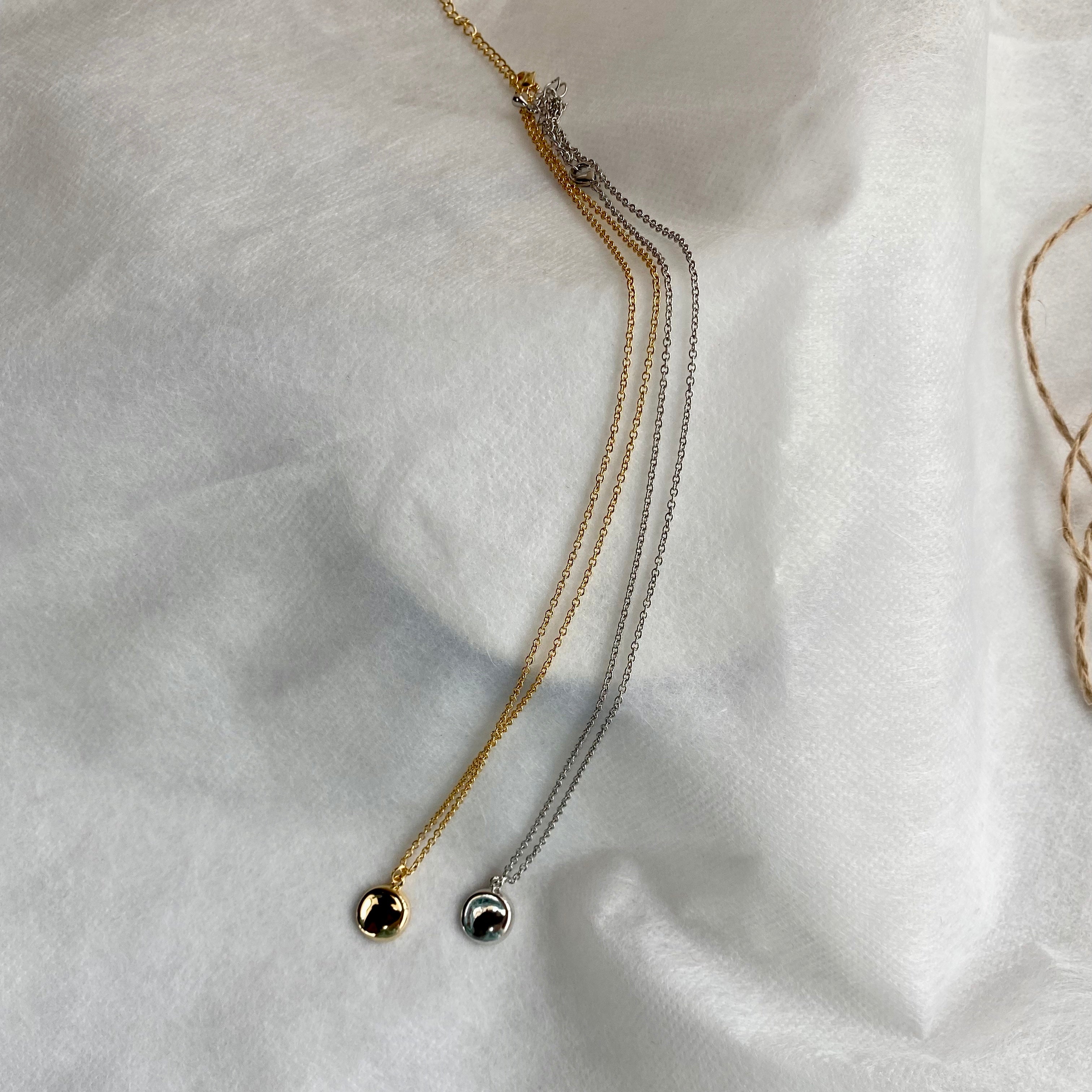 shiny swelling necklace - beller