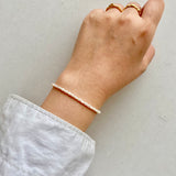 thin pearl bracelet