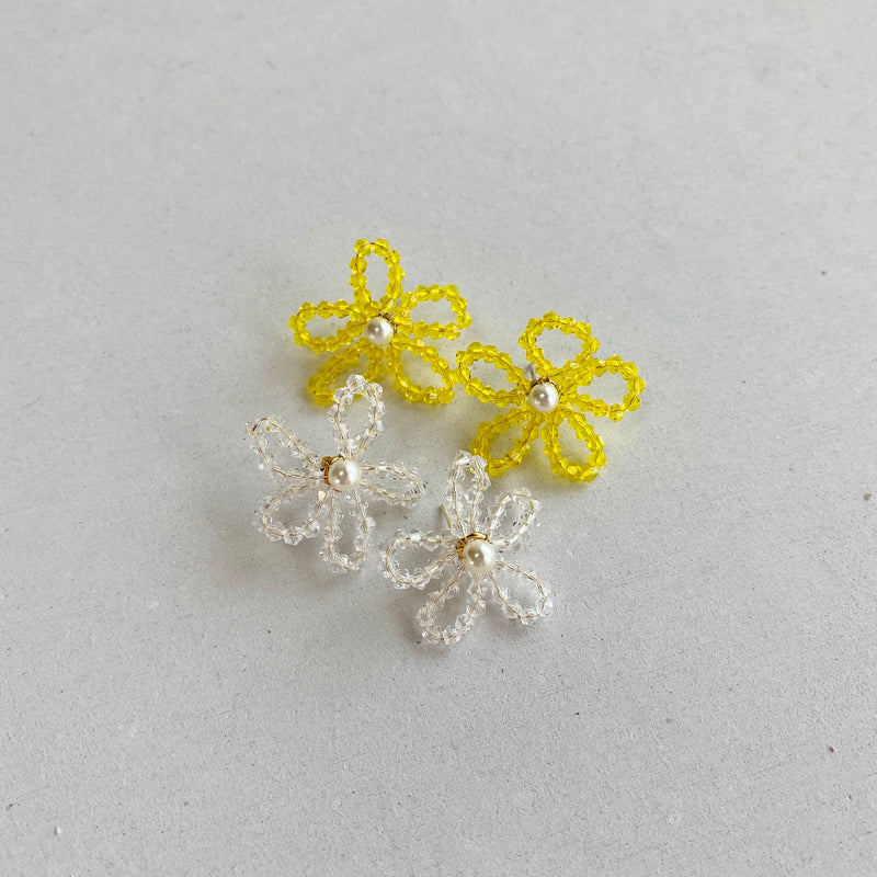 beads flower pierce