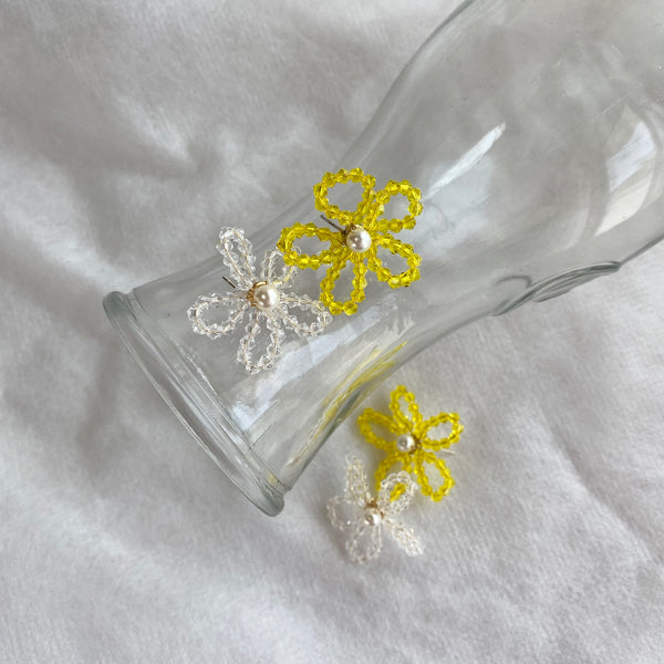 beads flower pierce