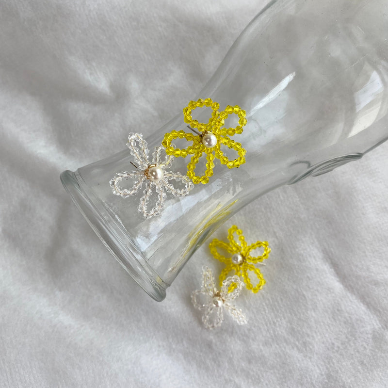 beads flower pierce