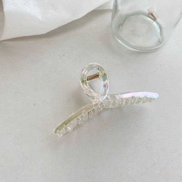 acryl aurora hair clip
