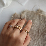 matte thick knitting ring