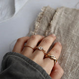 twist thin ring
