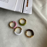 thin bi-color ring