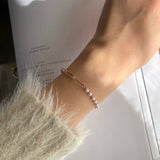 pearl chain bracelet
