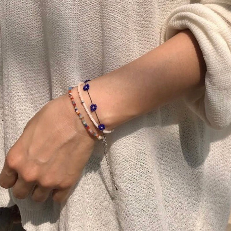 flower beads bracelet