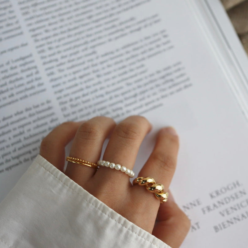 thin ball chain ring