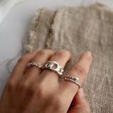 matte thick knitting ring